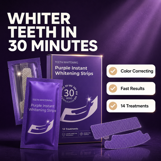 PurpleDent Instant Whitening Strips – 14 Treatments